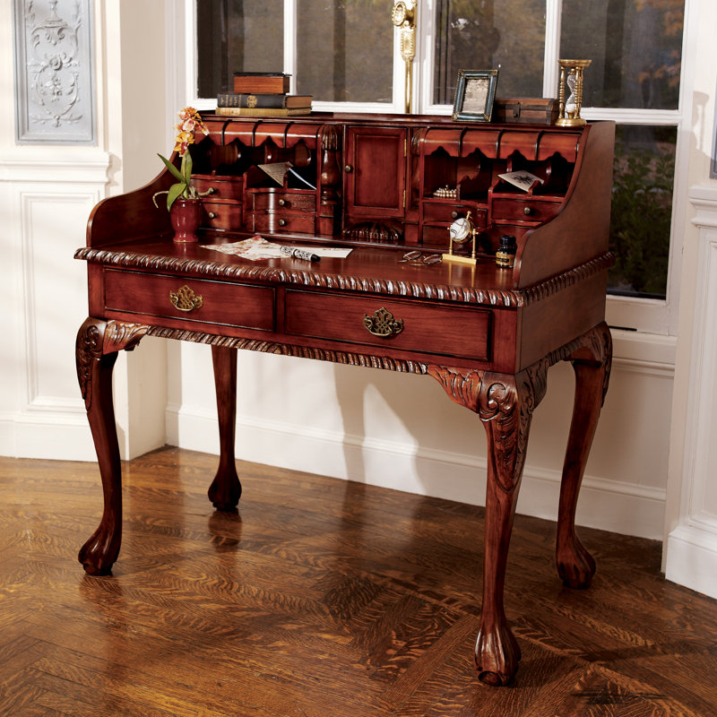 Design Toscano Secretary Desk with Hutch & Reviews Wayfair